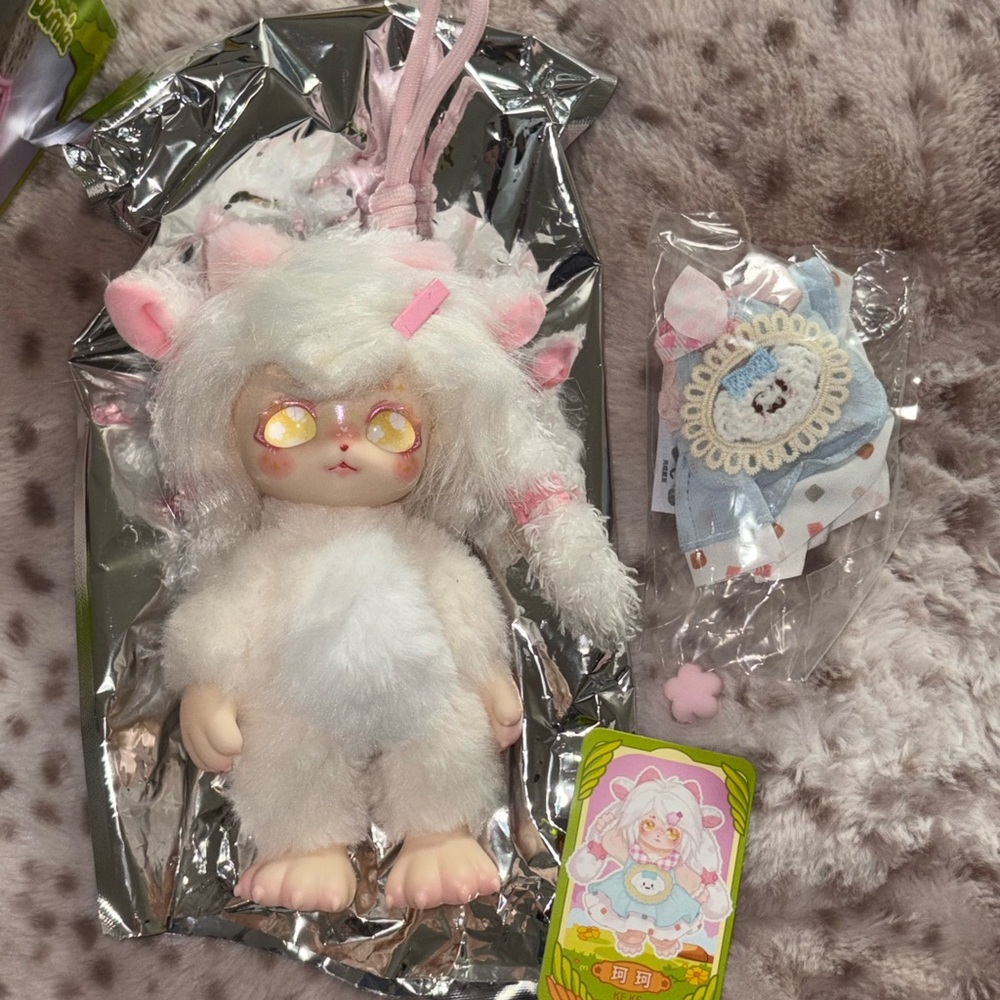 Dumia Forrest Family CONFIRMED Ke Ke Lamb Doll Plush Pendant